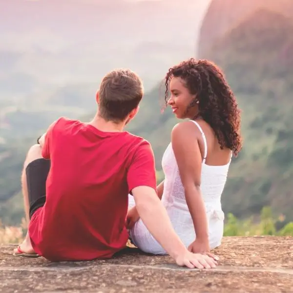 Guy and Girl talking