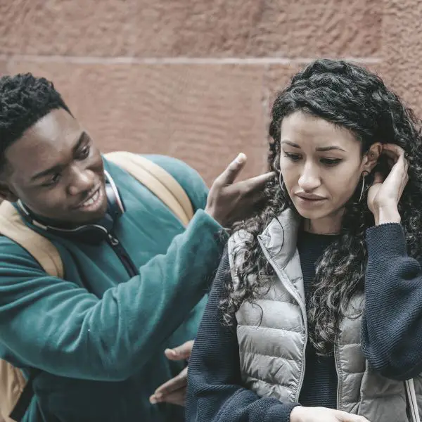 Girl ignoring a Beta male