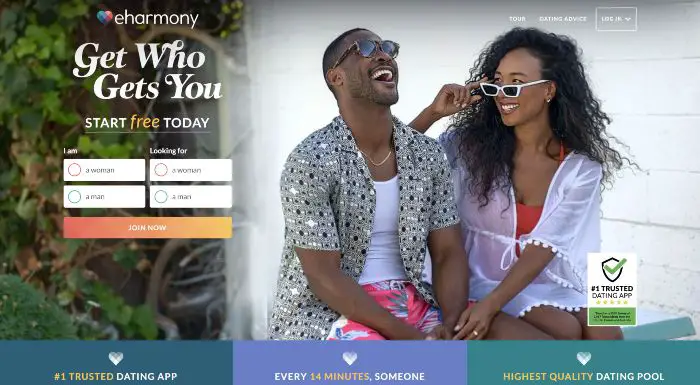 eHarmony screenshot 2